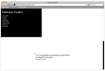 Site internet Fabienne Verdier