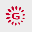Gaumont cinema logo flower red
