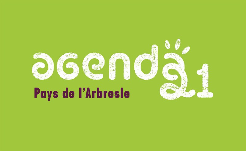 Logo agenda 21 identité visuelle Arbresles