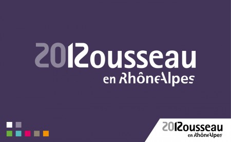 Identité visuelle Rousseau 2012 logo typographique