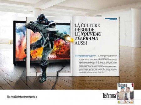 Campagne de publicité Télérama