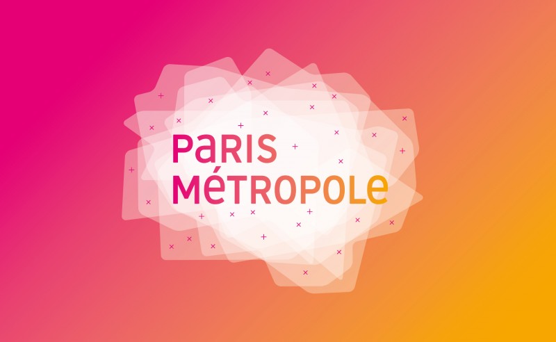 Paris métropole logo et typographie