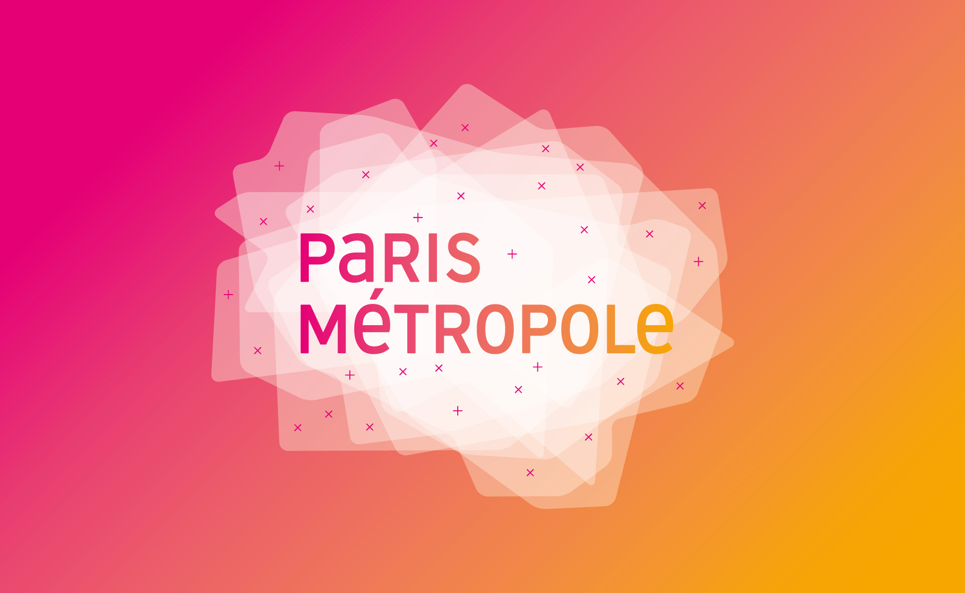 Paris métropole logo et typographie