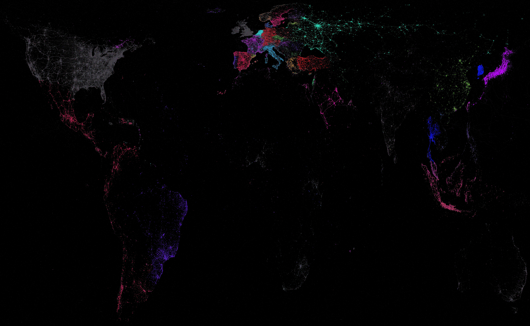 carte des tweets 