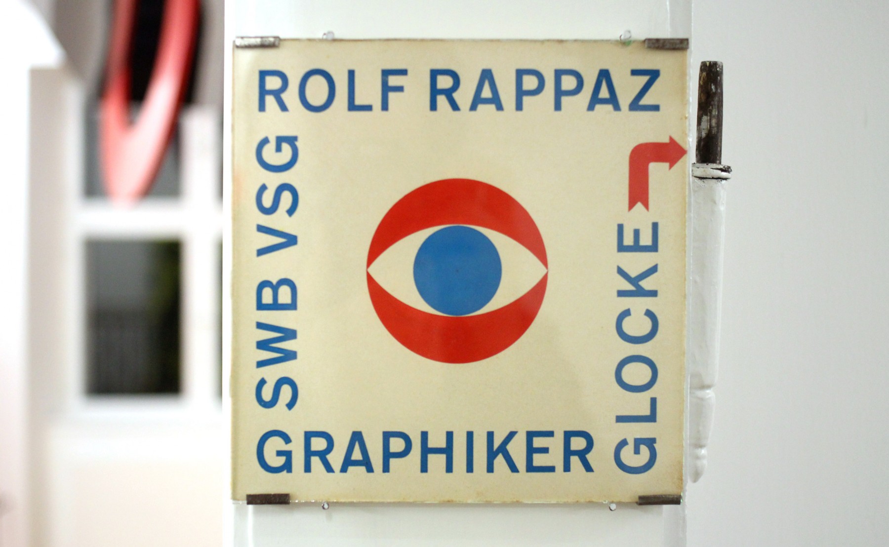 Le logo de l'atelier du graphiste suisse Rolf Rappaz