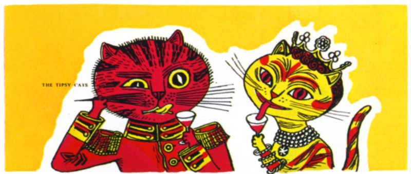 great-illustrations-edward_bawden-graphic-designer-tipsy-cats