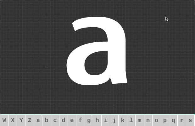 Prototypo dessin de typographie générateur
