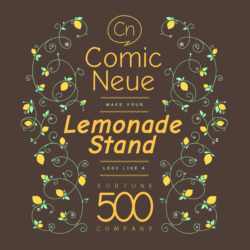 comic-sans-neue typographie