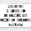 cv-typographie
