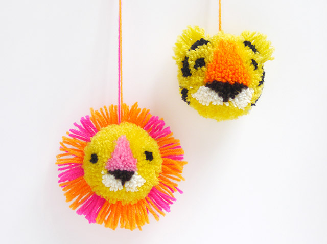 diy-pompons-tigre-lion