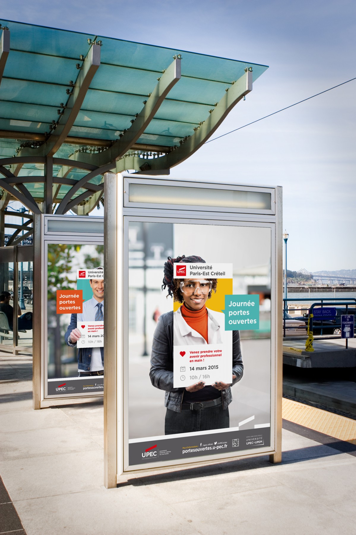 affichage publicité portes ouvertes université Paris 