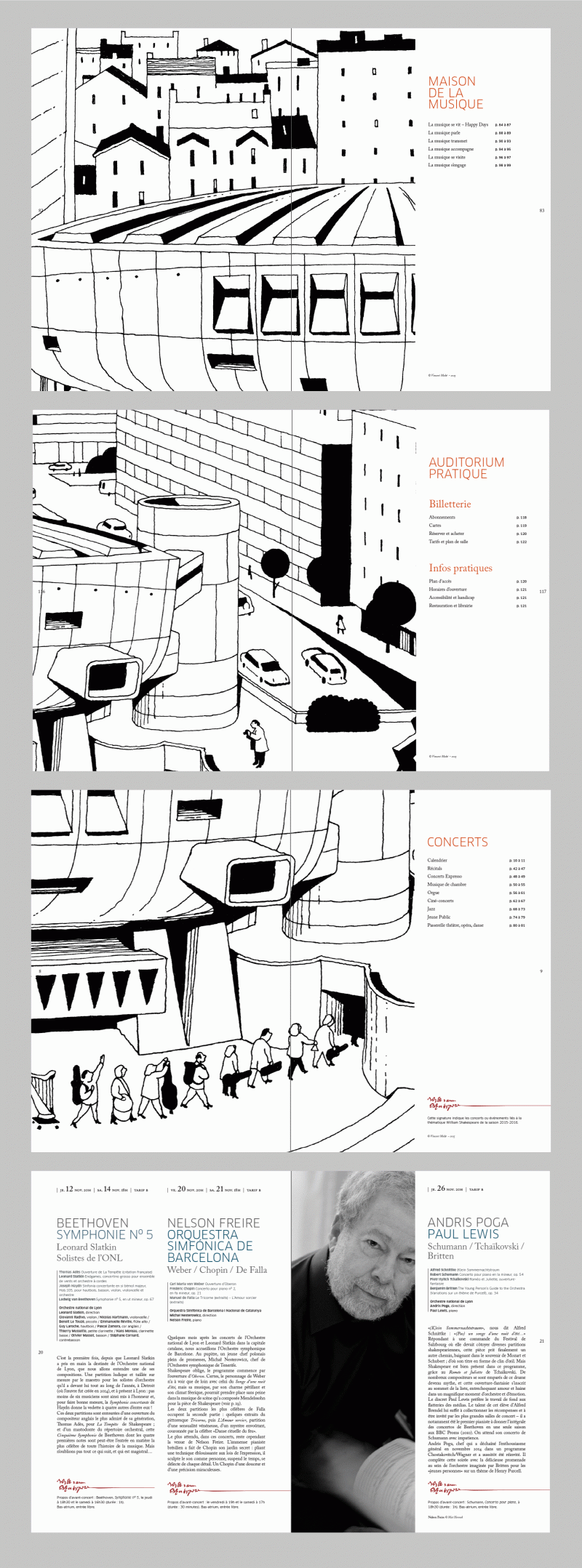 mise-enpage-programme-auditorium-illustration-n&b