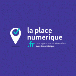 Identité visuelle la place numérique formations digital start-up