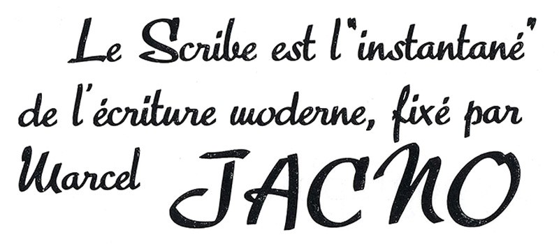 Marcel-Jacno-typographie-le-scribe-font