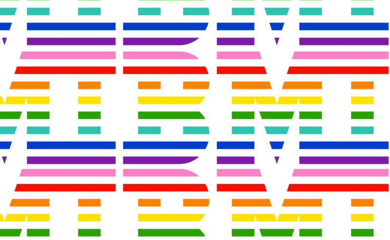 IBM fait son coming out avec un logo arc-en-ciel !