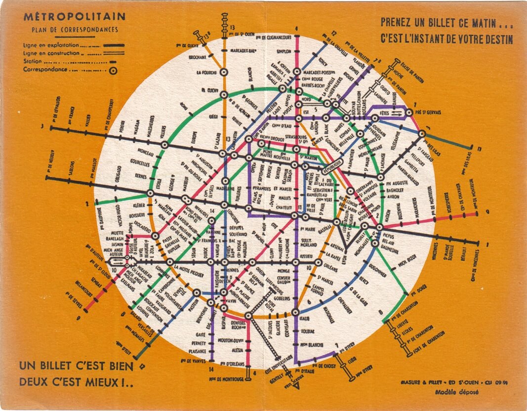 Metro london to paris