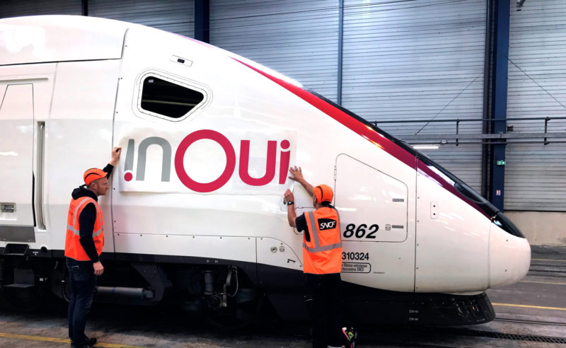 Inoui ! Le nouveau logo des TGV…