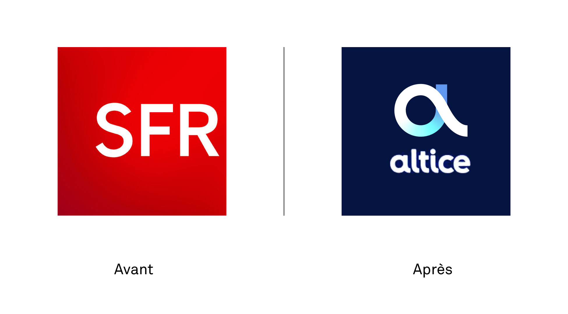 SFR Altice nouveau changement logo