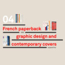 french paperback graphic design contemporary covers