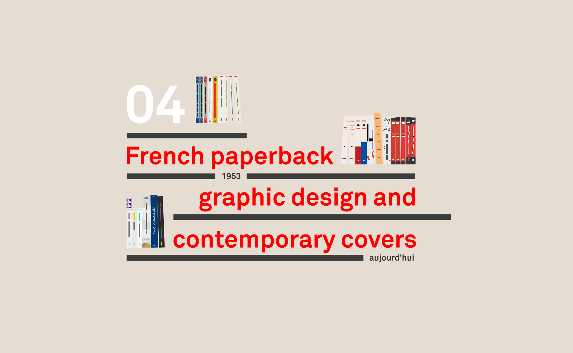 french paperback graphic design contemporary covers