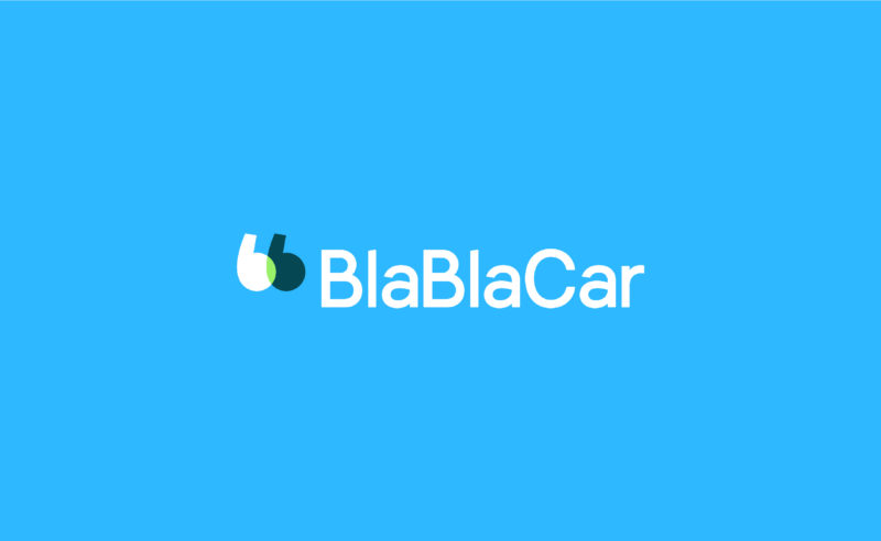 The new BlaBlaCar logo wishes you a safe journey