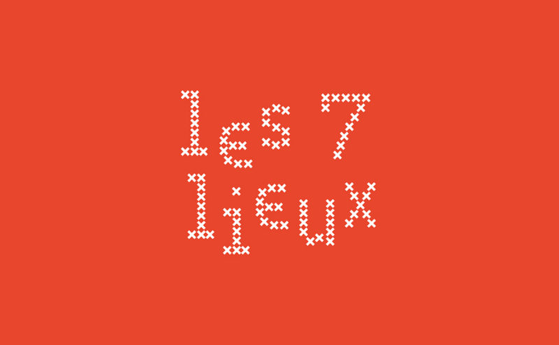 Les 7 Lieux, library of Bayeux – Visual identity and signage