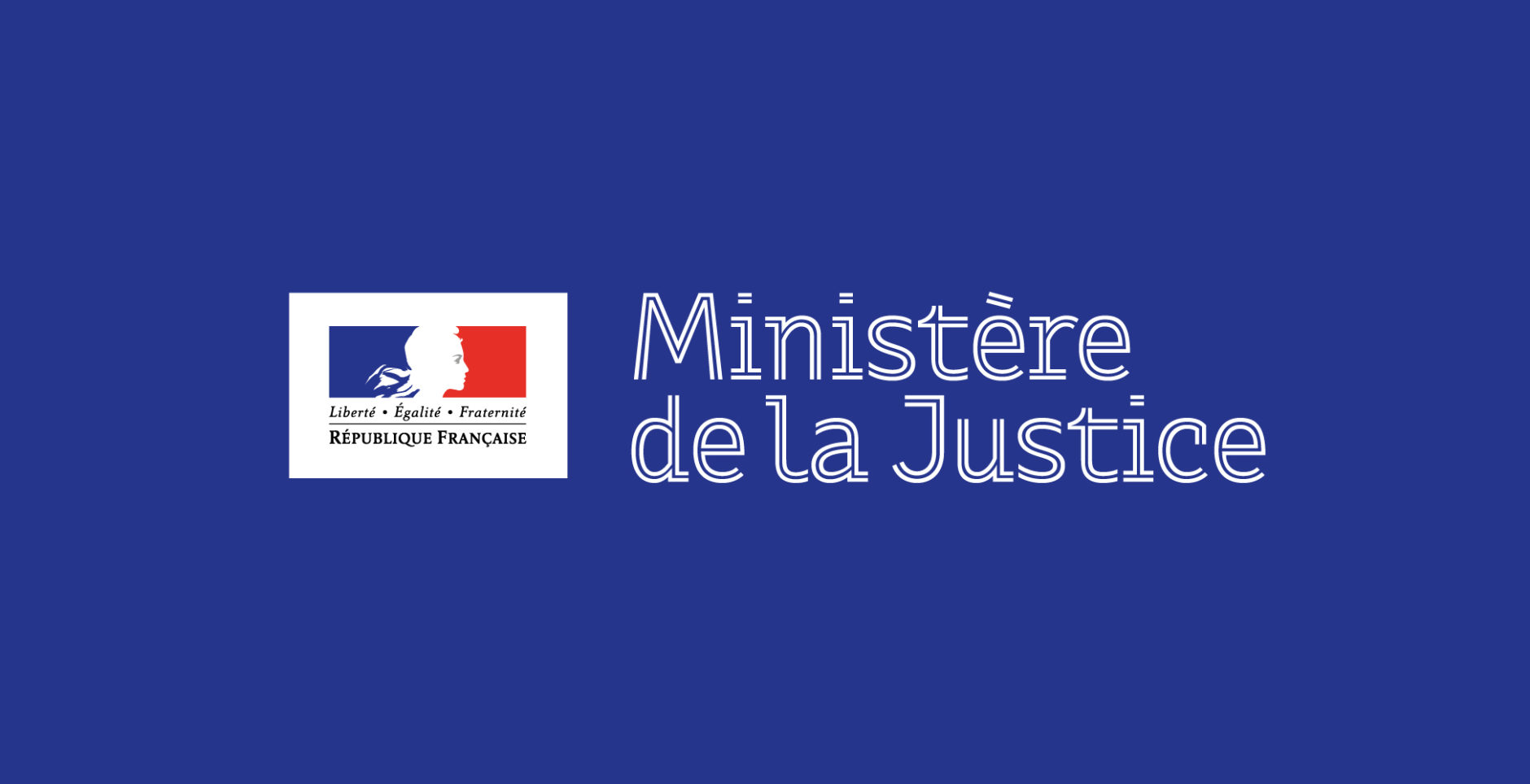 Identité visuelle branding institutionnel ministère justice
