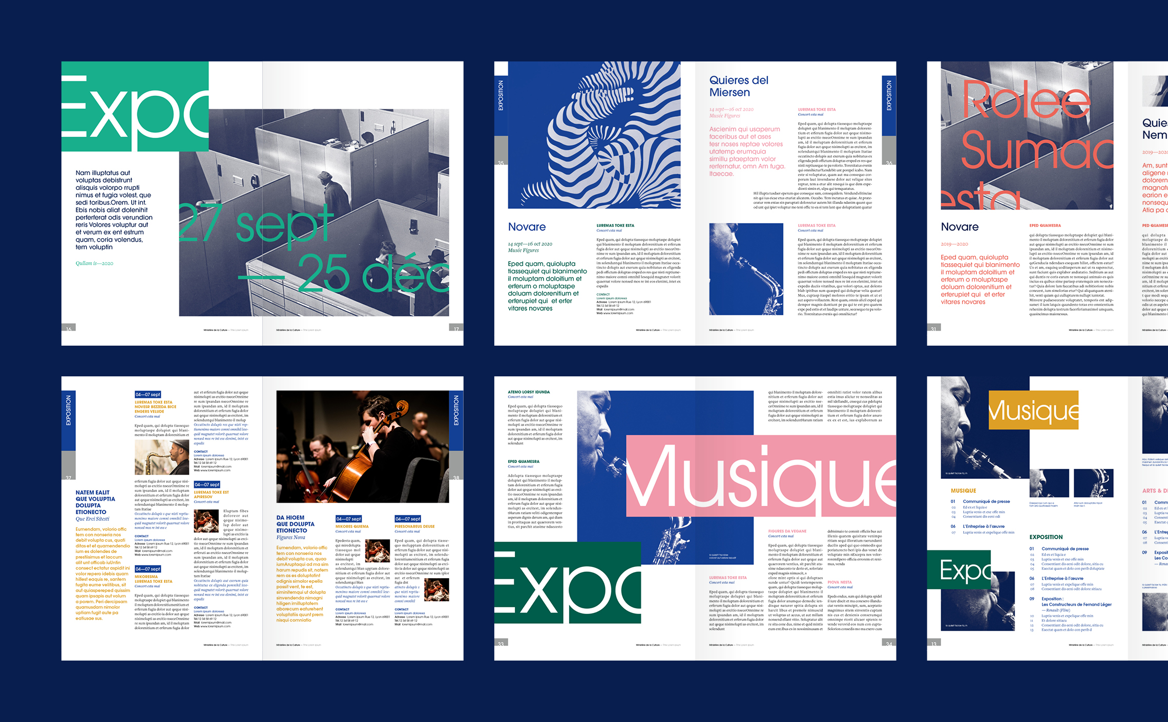 mise en page magazine ministère Culture