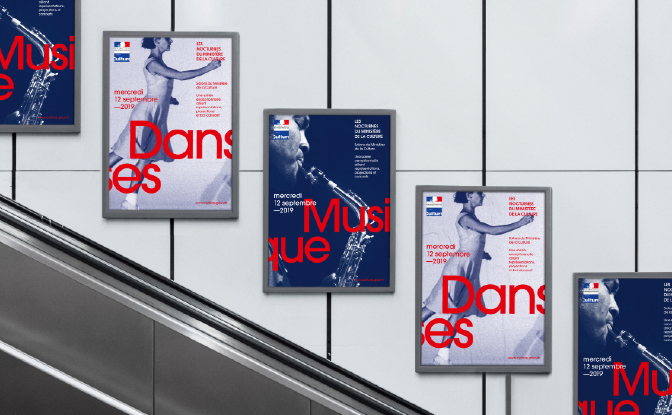 affiches musique danse métro