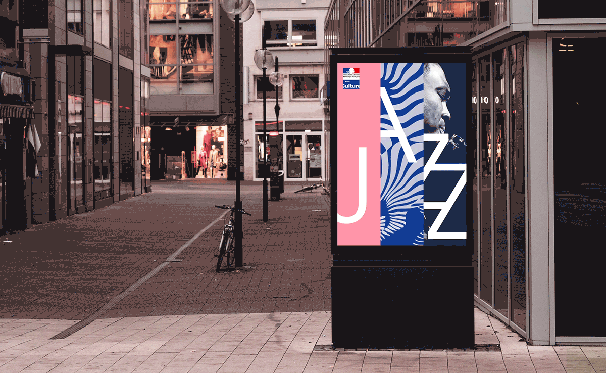 Principe affiche animée ministre culture jazz
