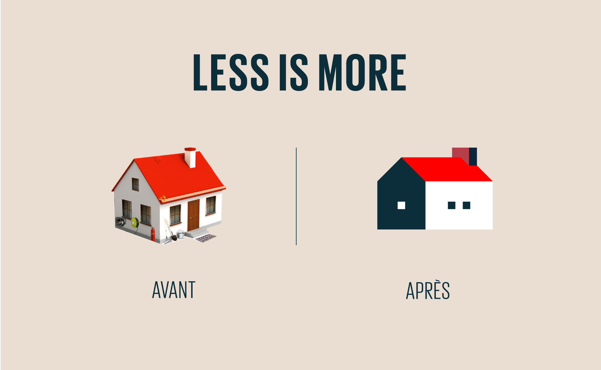Less is more logo de villes