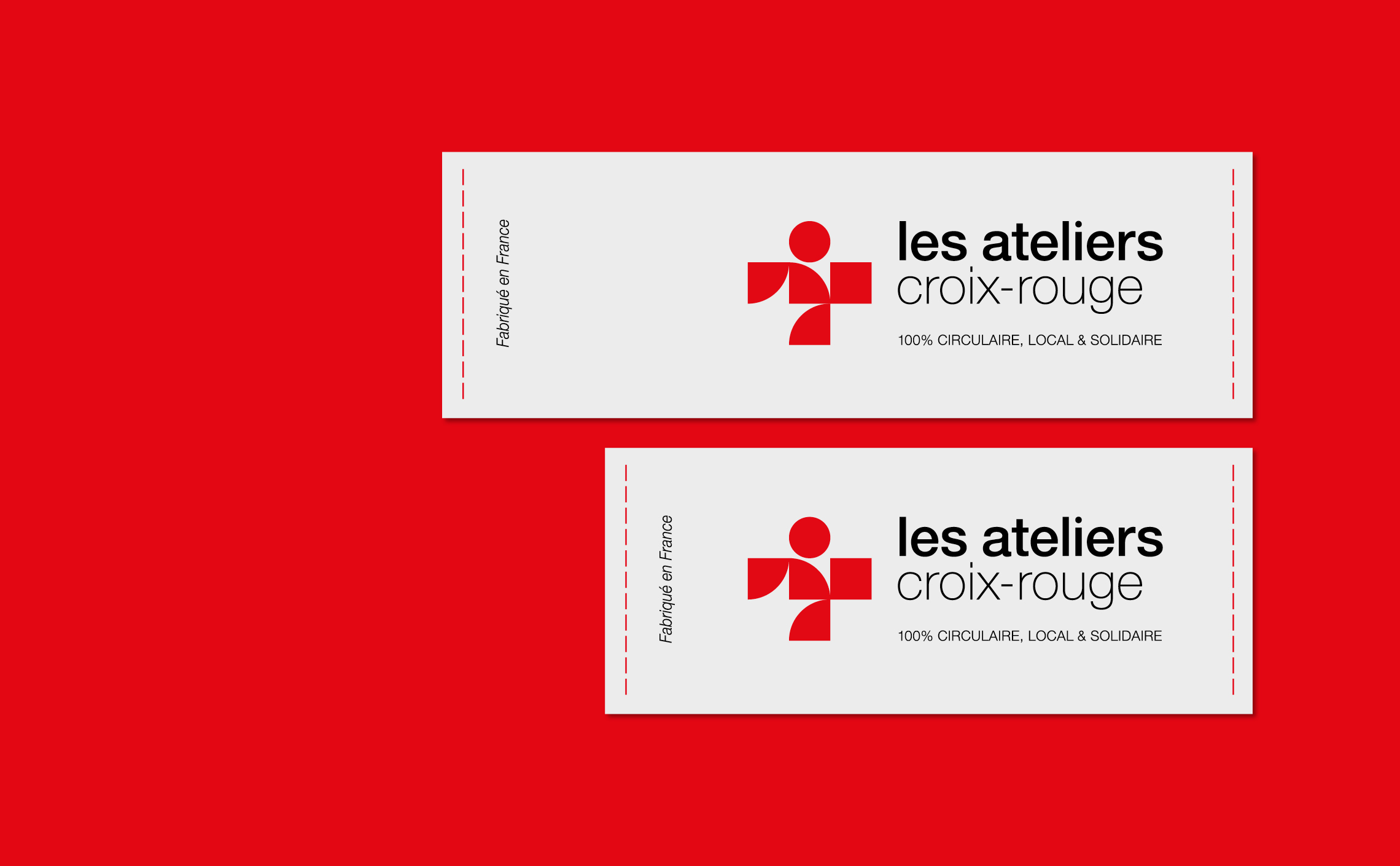 étiquettes crois-rouge ateliers