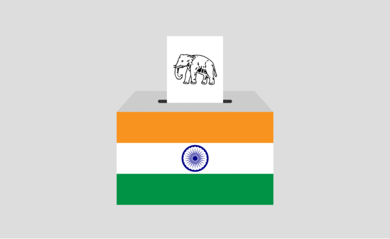 En Inde, les logos politiques sont d’une banalité très originale