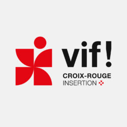 logo croix-rouge insertion vif design