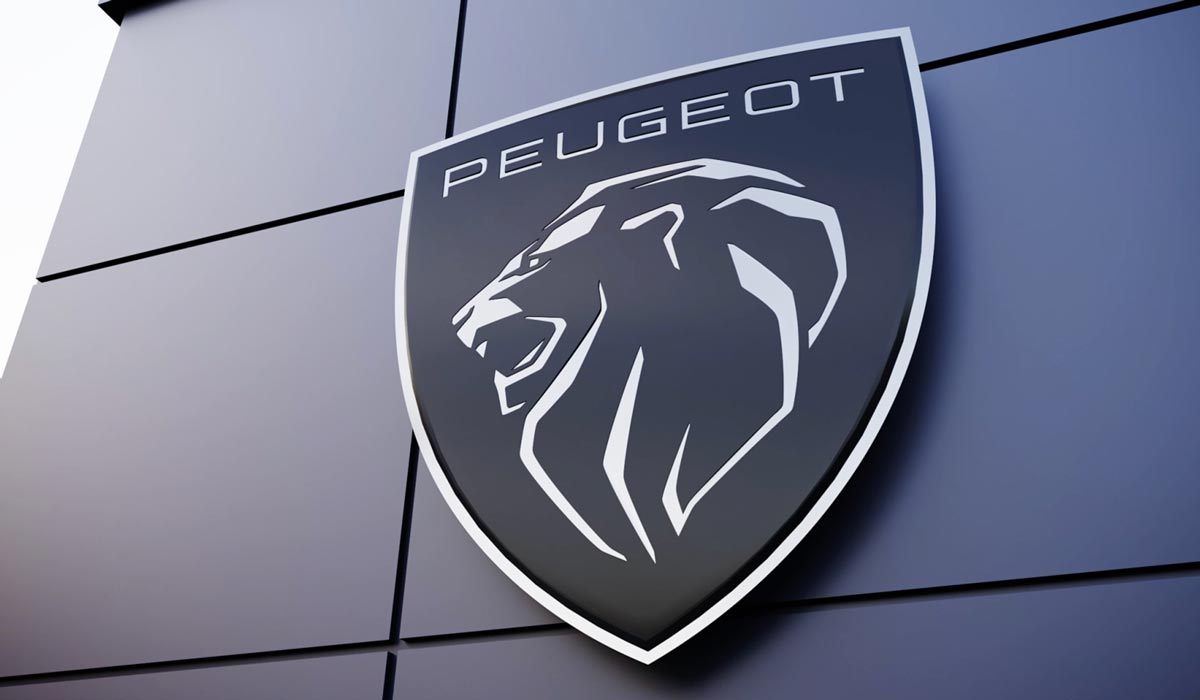 logo Peugeot façade
