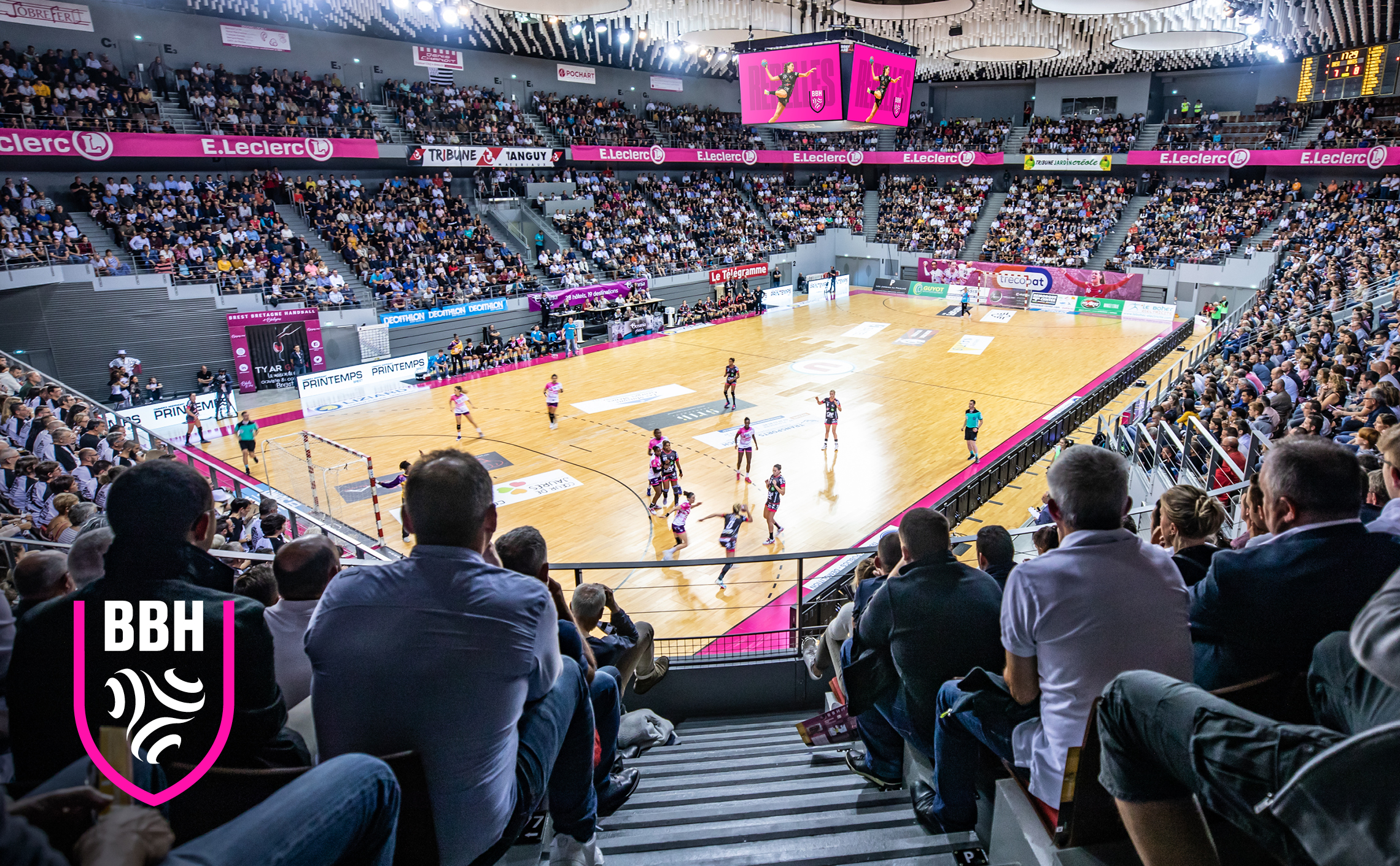 stade brest arena handball branding communication club sport