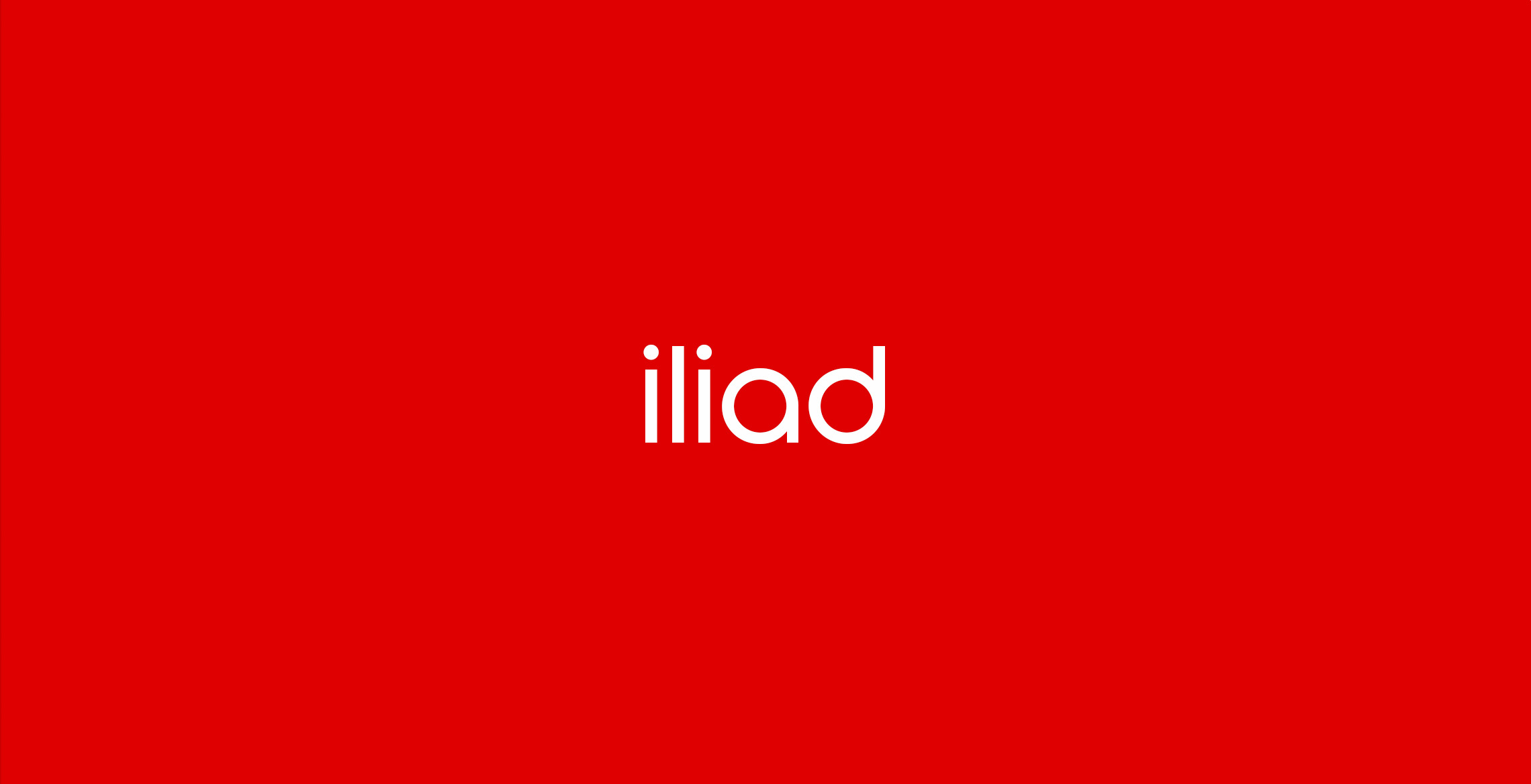 Group iliad identité visuelle logotype