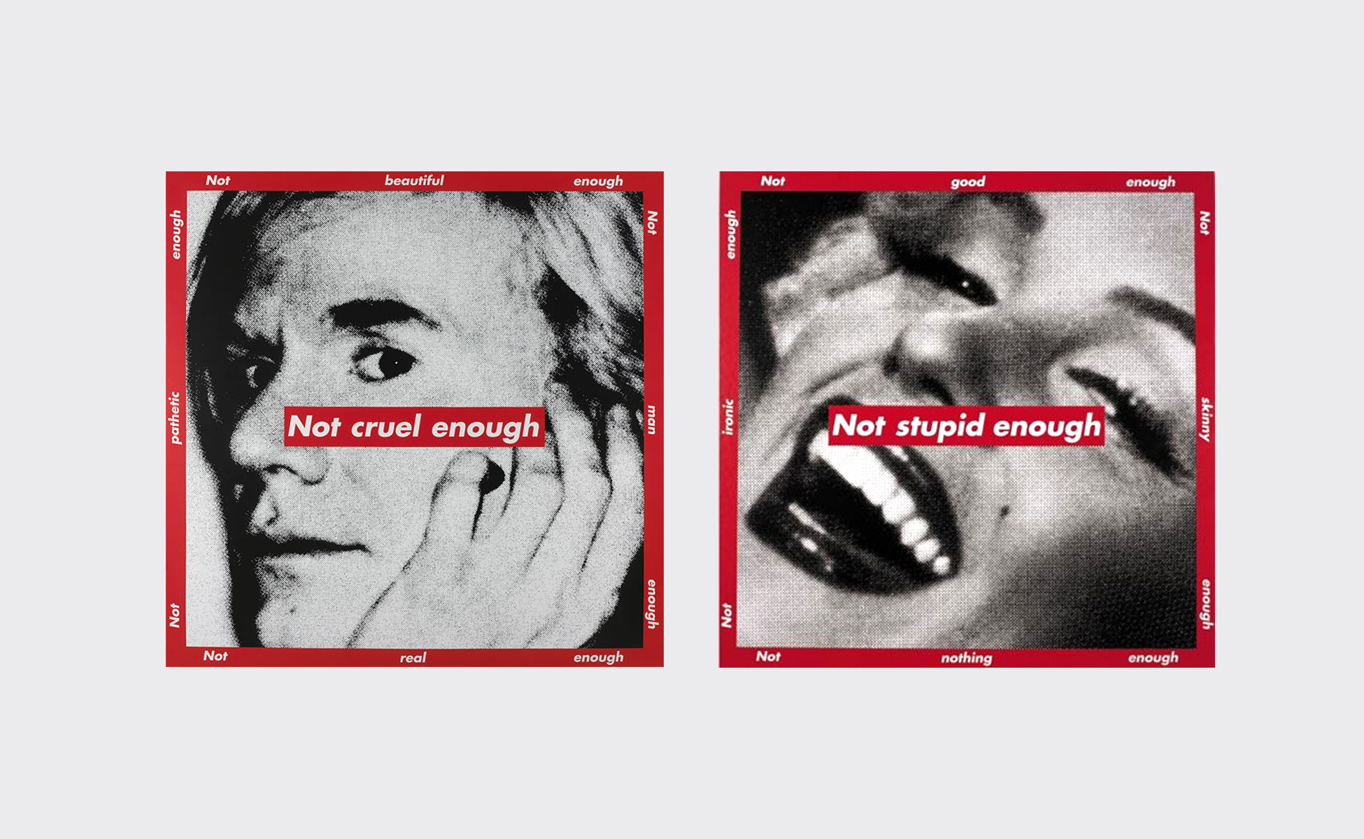 I Think About When Barbara Kruger Dragged Supreme a Lot