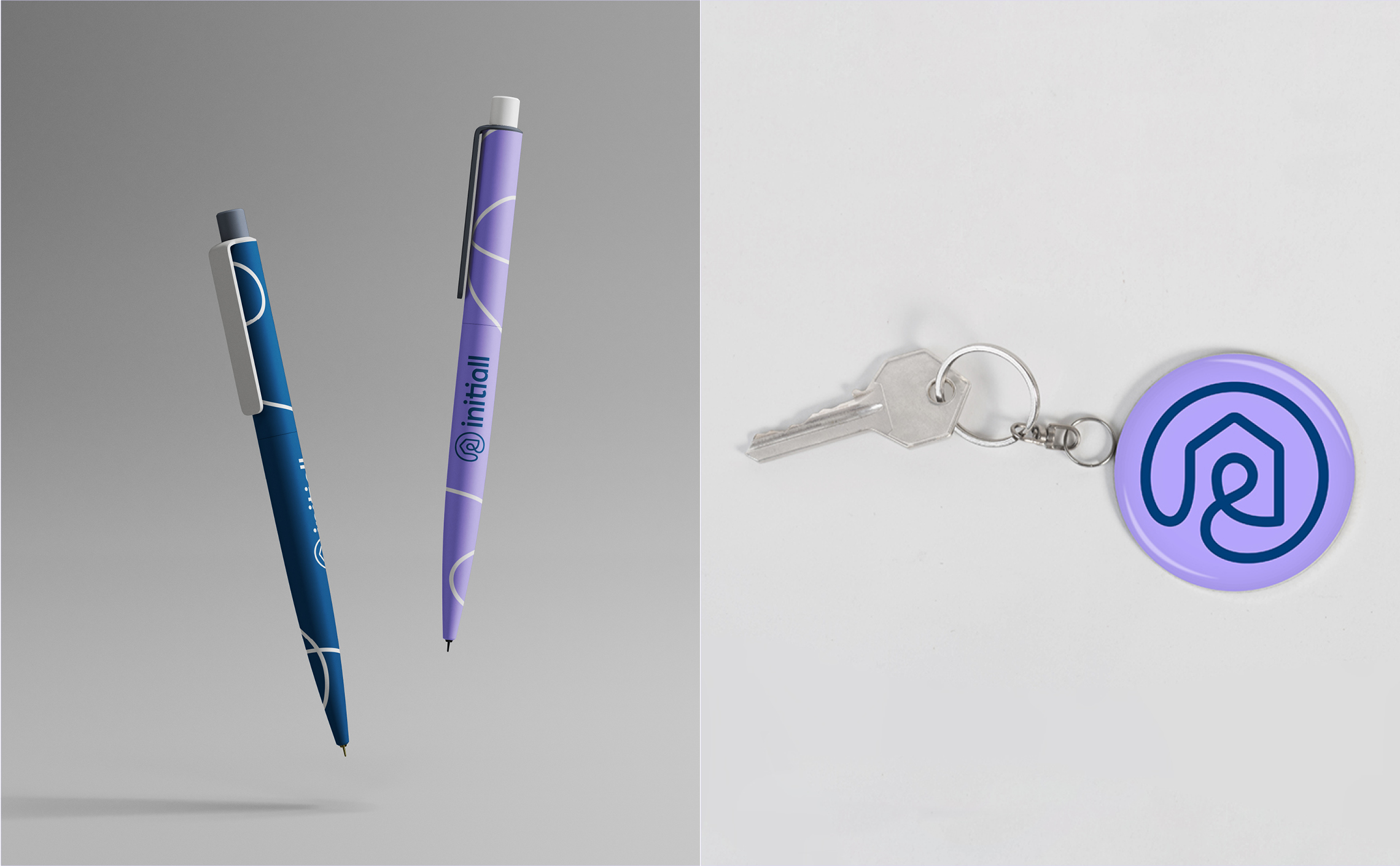 branding-logement-initiall-pen-goodies-logo-purple-identity-logotype
