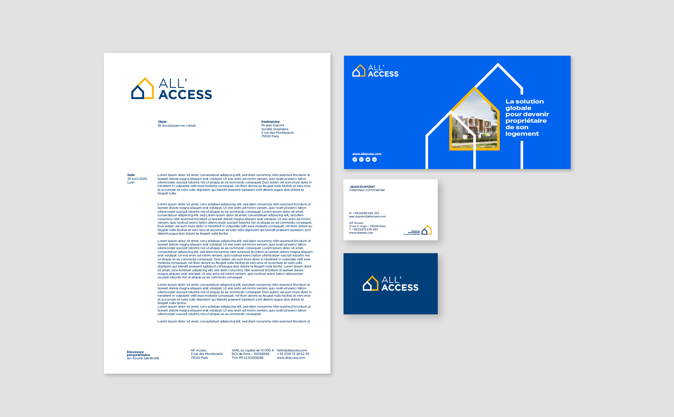 ##_Branding-immobilier-ALLAccess-logotype-print-carte-house-logo