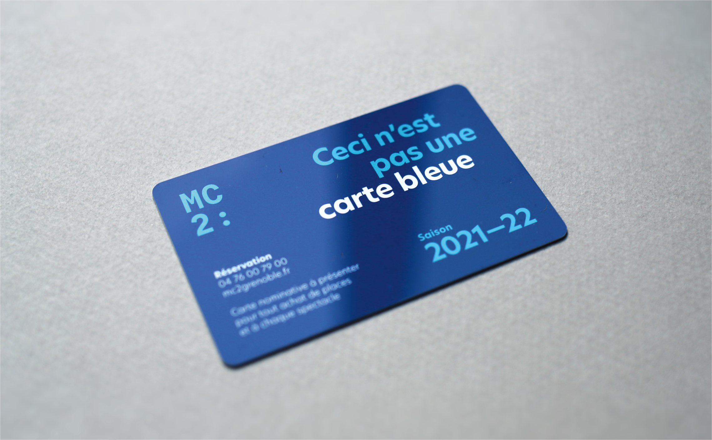 graphisme carte bleue adherent