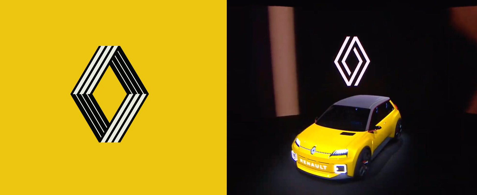 Un nouveau style pour Renault avec un nouveau logo