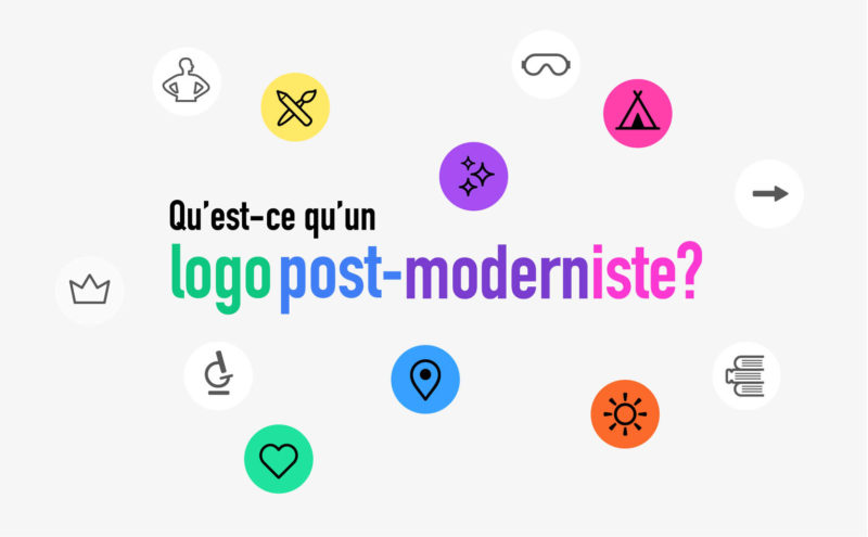 Les codes graphiques du post-modernisme dans les logos de marques