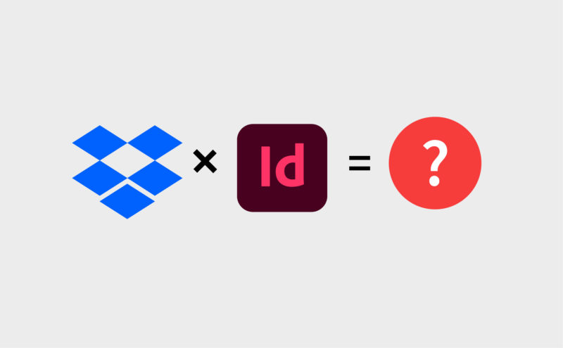 lien cassé dans indesign avec dropbox