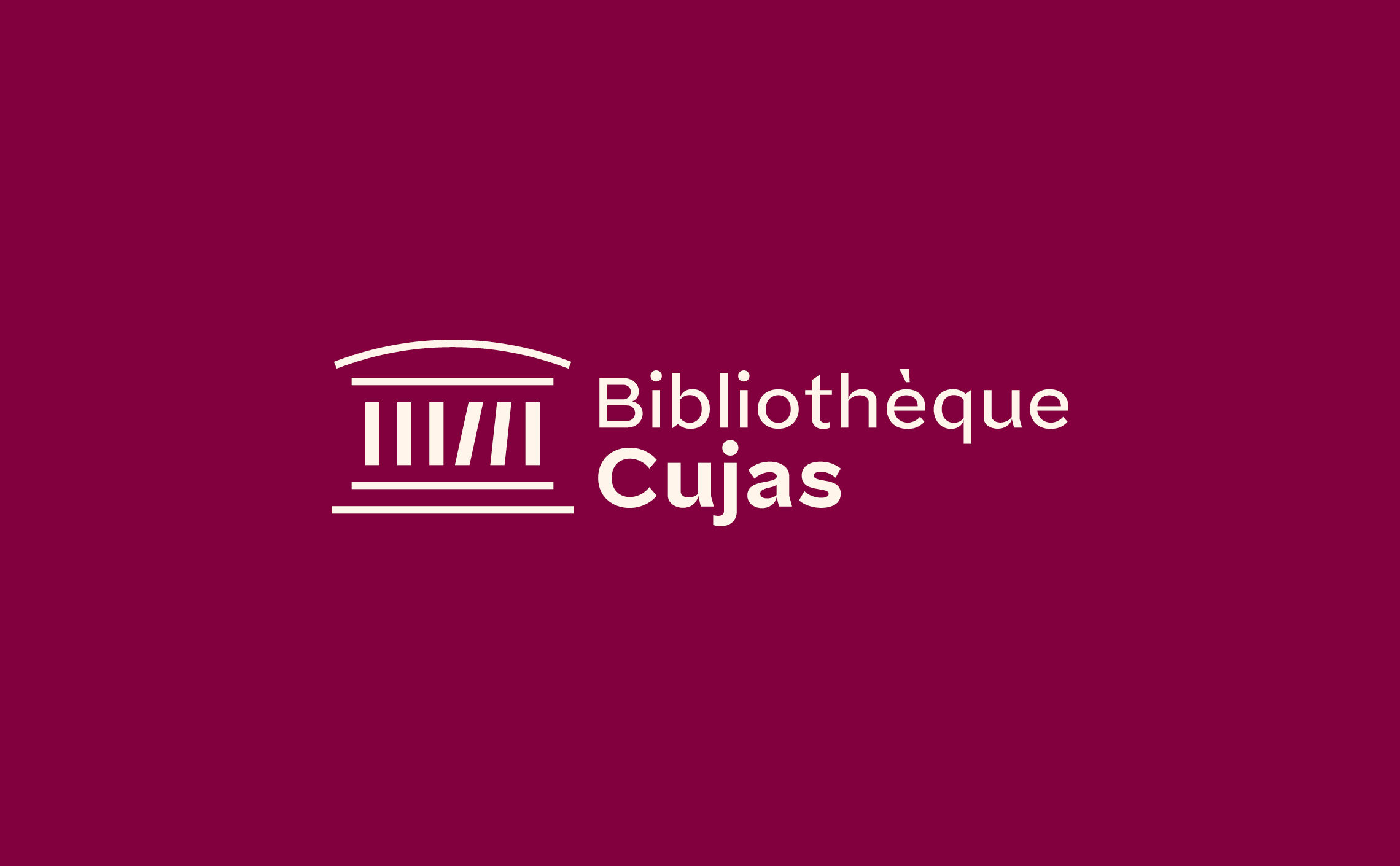 Bibliothèque droit juridique Cujas paris identité visuelle