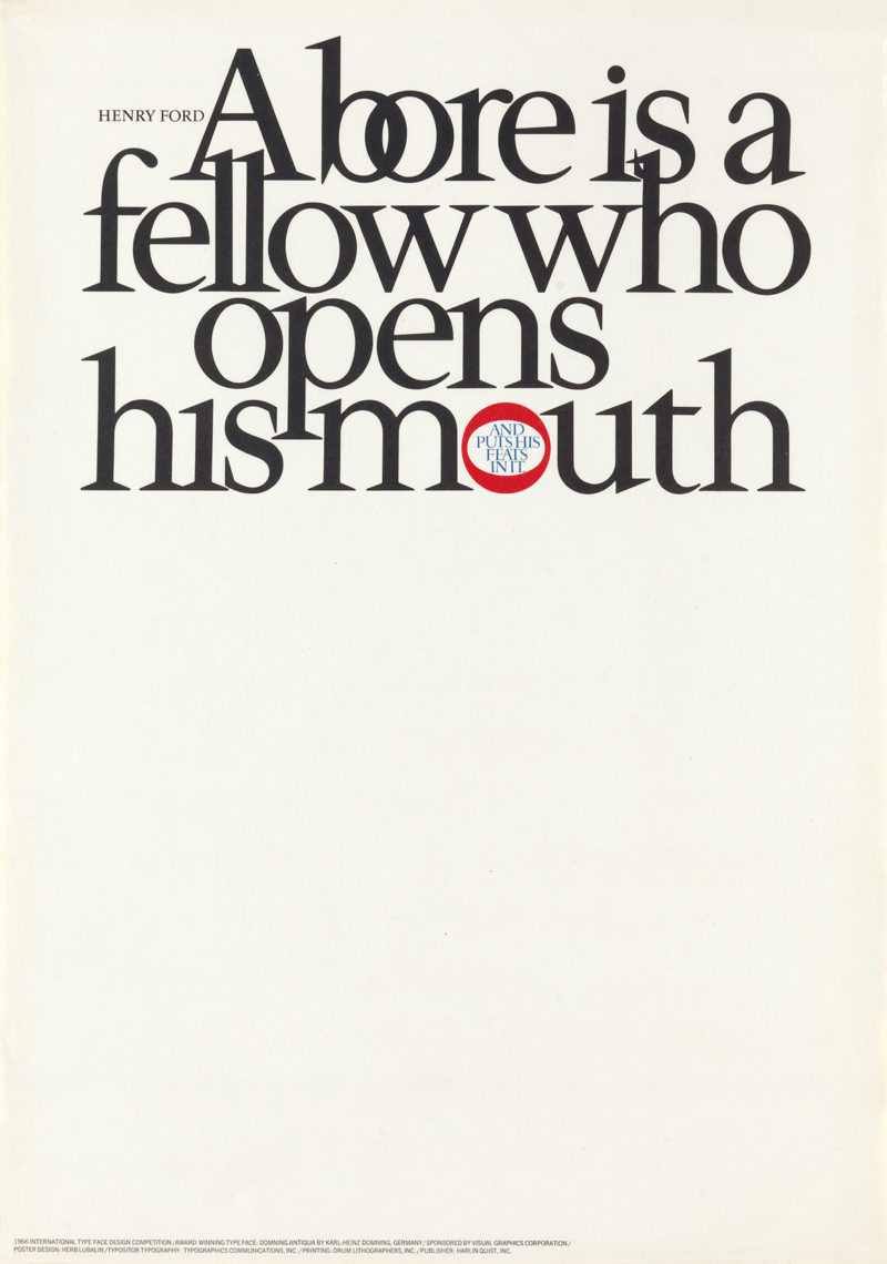 poster-typographie-herb-lubalin-designer