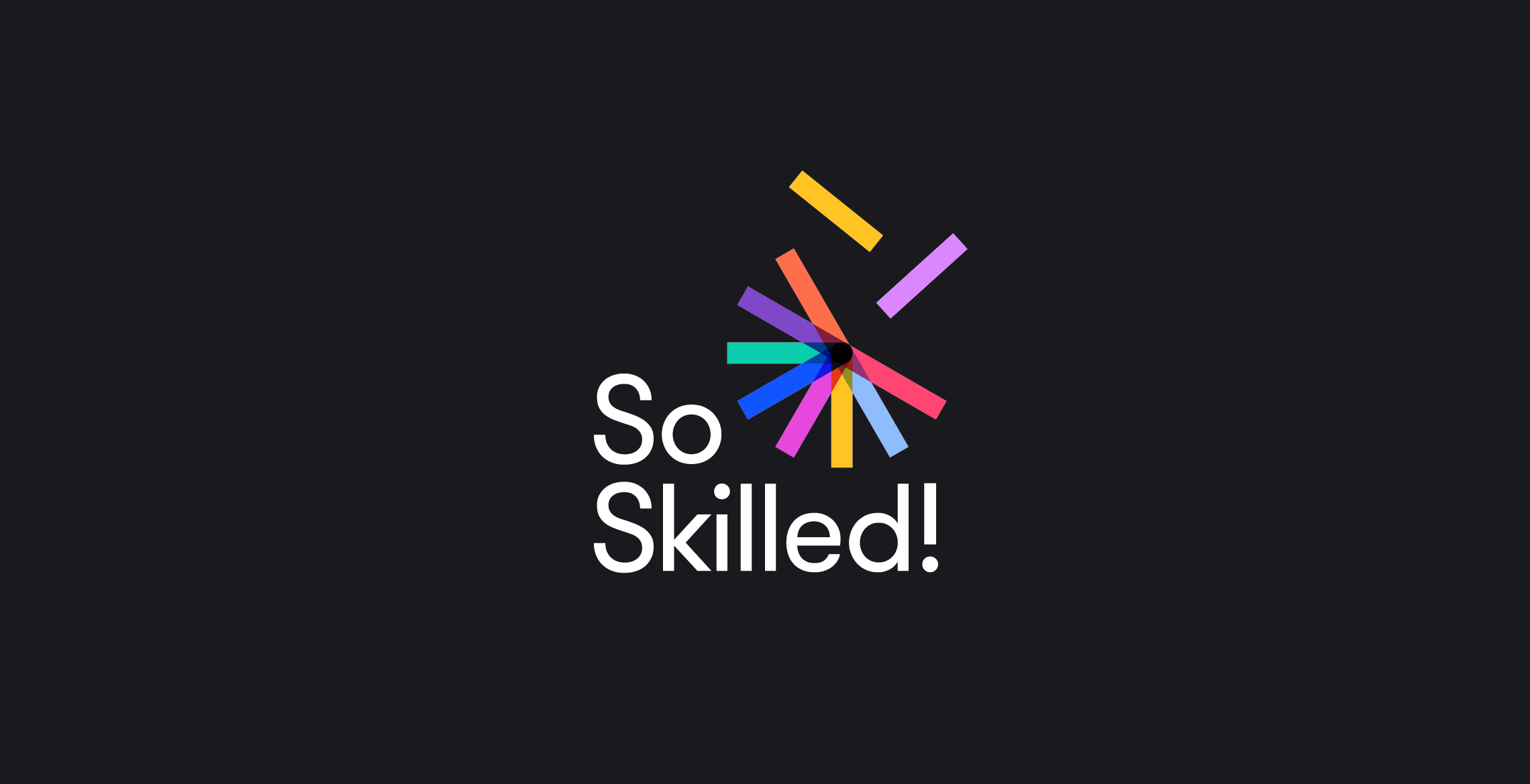 So Skilled logotype colors formation