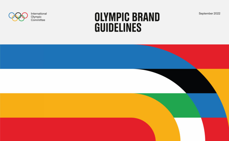 The new graphic charter of the Olympic Games