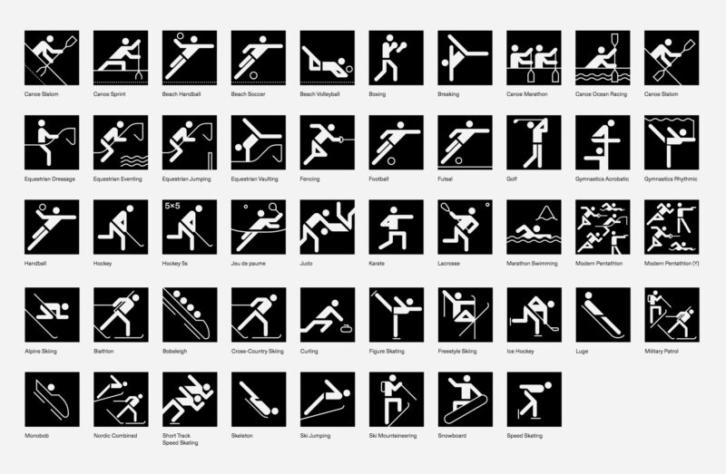 La nouvelle charte graphique des Jeux Olympiques