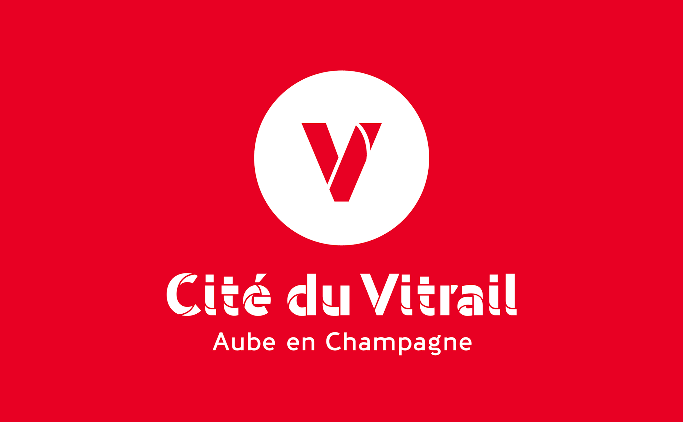 Identité visuelle Cité du Vitrail musée champagne